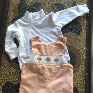 Thanksgiving longall with long sleeve undershirt